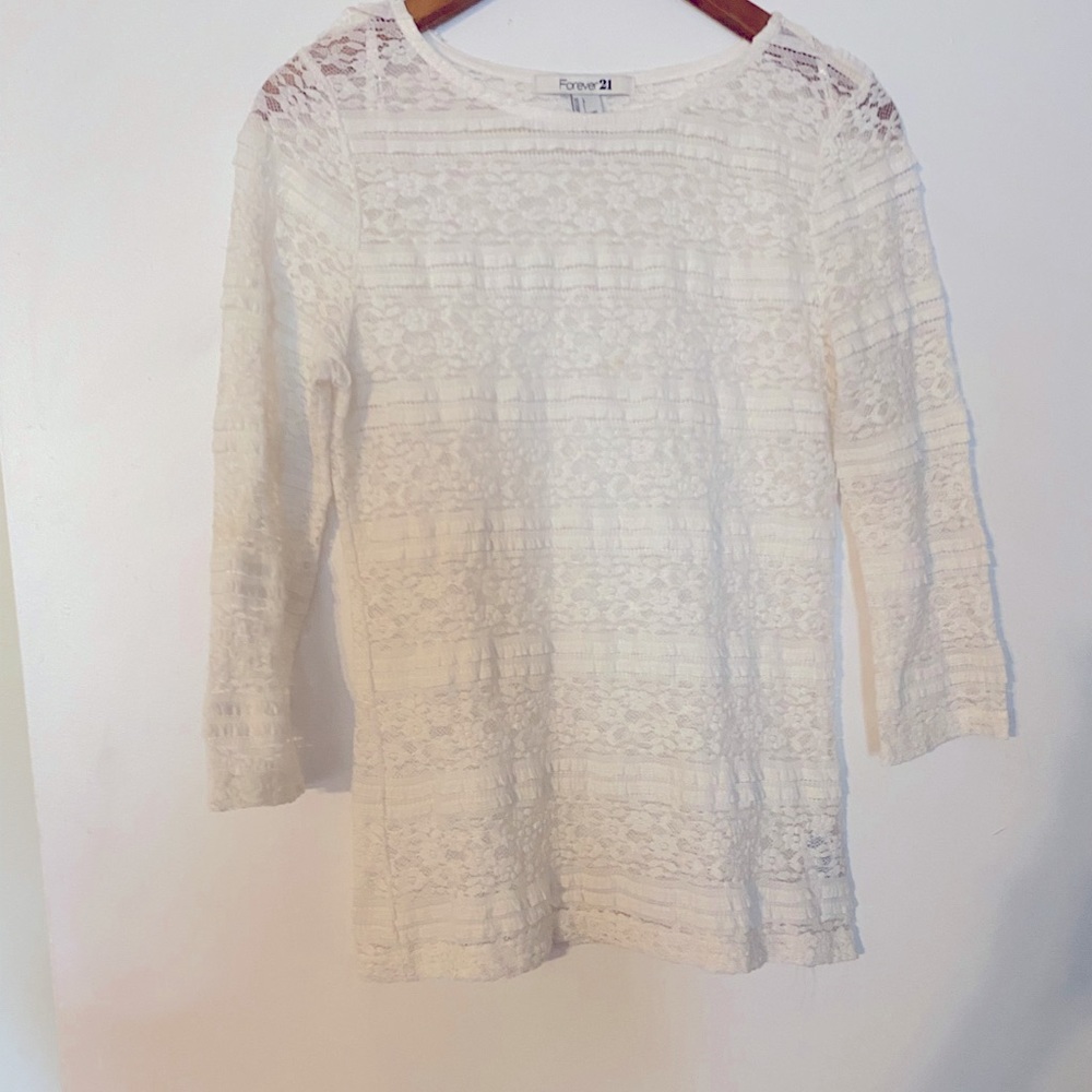 Forever 21 lace tunic